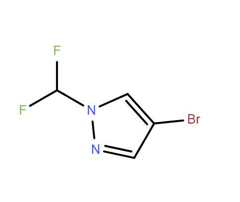 4-溴-1-(二氟甲基)-1H-吡唑,4-Bromo-1-(difluoromethyl)-1H-pyrazole