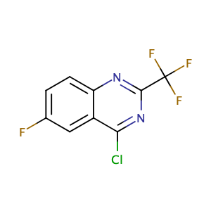 4-氯-6-氟-2-(三氟甲基)喹唑啉,Quinazoline, 4-chloro-6-fluoro-2-(trifluoromethyl)-