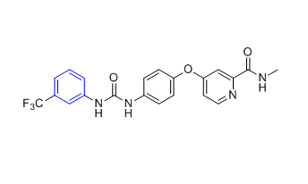 索拉非尼杂质01,N-methyl-4-(4-(3-(3-(trifluoromethyl)phenyl)ureido)phenoxy)picolinamide