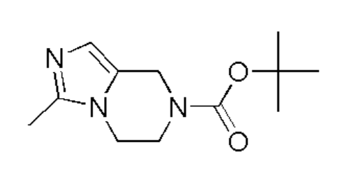 3-甲基-6,8-二氢-5H-咪唑并[1,5-a]吡嗪-7-羧酸叔丁酯,tert-butyl 3-methyl-6,8-dihydro-5H-imidazo[1,5-a]pyrazine-7-carboxylate