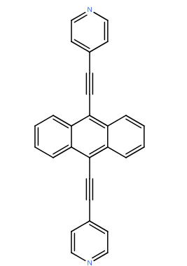 9,10-双(吡啶-4-基乙炔基)蒽,9,10-Bis(pyridin-4-ylethynyl)anthracene