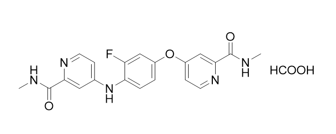 瑞戈非尼杂质03,4-(3-fluoro-4-((2-(methylcarbamoyl)pyridin-4-yl)amino)phenoxy)-N-methylpicolinamide formate