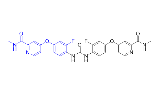 瑞戈非尼杂质04,4,4'-(((carbonylbis(azanediyl))bis(3-fluoro-4,1-phenylene))bis(oxy))bis(N-methylpicolinamide)