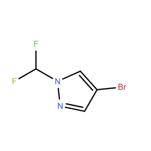 4-溴-1-(二氟甲基)-1H-吡唑,4-Bromo-1-(difluoromethyl)-1H-pyrazole