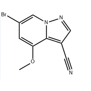 6-溴-4-甲氧基吡唑并[1,5-A]吡啶-3-甲腈,6-bromo-4-methoxypyrazolo[1,5-a]pyridine-3-carbonitrile