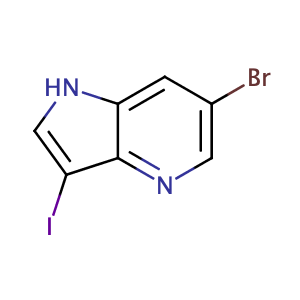 6-溴-3-碘-1H-吡咯并[3,2-b]吡啶,6-Bromo-3-iodo-1H-pyrrolo[3,2-b]pyridine