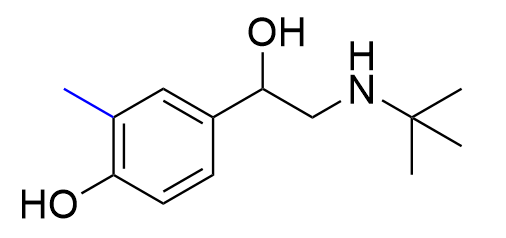 沙丁醇胺雜質(zhì)03,4-(2-(tert-butylamino)-1-hydroxyethyl)-2-methylphenol  hydrochloride