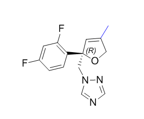 泊沙康唑杂质22,(R)-1-((2-(2,4-difluorophenyl)-4-methyl-2,5-dihydrofuran-2-yl)methyl)-1H-1,2,4-triazole