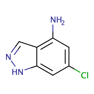 6-氯-1H-吲唑-4-胺,6-Chloro-1H-indazol-4-amine