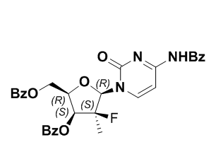 帕瑞昔布钠杂质23,(2R,3S,4S,5R)-5-(4-benzamido-2-oxopyrimidin-1(2H)-yl)-2-((benzoyloxy)methyl)-4-fluoro-4-methyltetrahydrofuran-3-yl benzoate