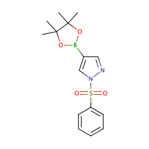 1-苯磺酰-1H-吡唑-4-硼酸频哪酯,1-(Phenylsulfonyl)-4-(4,4,5,5-tetramethyl-1,3,2-dioxaborolan-2-yl)-1H-pyrazole