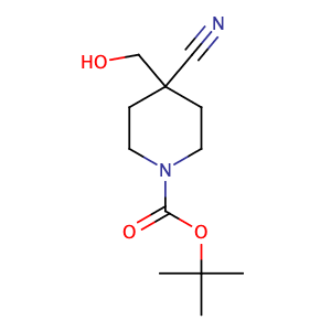 4-氰基-4-(羟基甲基)哌啶-1-羧酸叔丁酯,tert-Butyl 4-cyano-4-(hydroxymethyl)piperidine-1-carboxylate