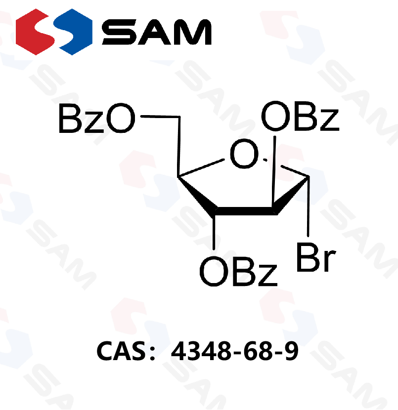 2,3,5-三-O-苯甲酰基-α-D-溴化阿拉伯呋喃糖,2,3,5-Tri-O-benzoyl-α-D-brominated arabinose