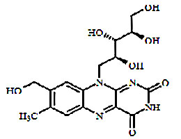 维生素B2/核黄素EP杂质D,8-hydroxymethylriboflavin