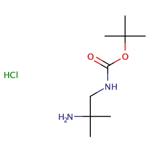 1-N-叔丁氧羰基-2-甲基-1,2-丙二胺盐酸盐,1-N-Boc-2-Methylpropane-1,2-diamine hydrochloride