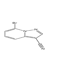 Pyrazolo[1,5-a]pyridine-3-carbonitrile, 7-bromo-