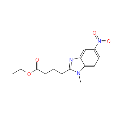 1-甲基-5-硝基-1H-苯并咪唑-2-丁酸乙酯