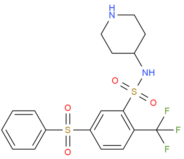 3-(三氟甲磺酰基)-4-氟苯磺酰胺,4-fluoro-3-(trifluoromethylsulfonyl)benzenesulfonamide