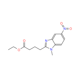 1-甲基-5-硝基-1H-苯并咪唑-2-丁酸乙酯