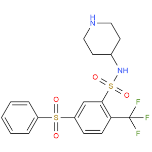 3-(三氟甲磺酰基)-4-氟苯磺酰胺,4-fluoro-3-(trifluoromethylsulfonyl)benzenesulfonamide