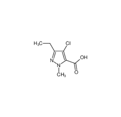 4-氯-3-乙基-1-甲基吡唑-5-甲酸,4-Chloro-3-ethyl-1-methyl-1H-pyrazole-5-carboxylic acid