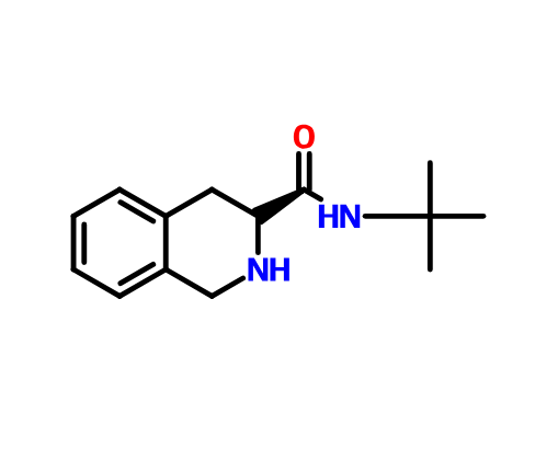 (S)-N-叔丁基-1,2,3,4-四氫異喹啉-3-甲酰胺,(S)-N-tert-Butyl-1,2,3,4-tetrahydroisoquinoline-3-carboxamide