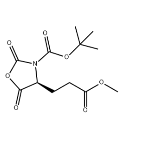 4-Oxazolidinepropanoic acid, 3-[(1,1-dimethylethoxy)carbonyl]-2,5-dioxo-, methyl ester, (4S)-,4-Oxazolidinepropanoic acid, 3-[(1,1-dimethylethoxy)carbonyl]-2,5-dioxo-, methyl ester, (4S)-