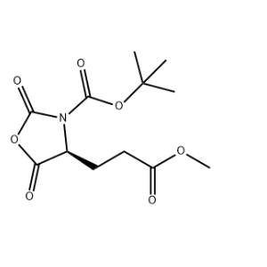 4-Oxazolidinepropanoic acid, 3-[(1,1-dimethylethoxy)carbonyl]-2,5-dioxo-, methyl ester, (4S)-,4-Oxazolidinepropanoic acid, 3-[(1,1-dimethylethoxy)carbonyl]-2,5-dioxo-, methyl ester, (4S)-