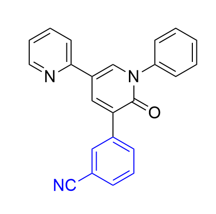 吡仑帕奈杂质04,3-(6'-oxo-1'-phenyl-1',6'-dihydro-[2,3'-bipyridin]-5'-yl)benzonitrile