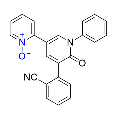 吡仑帕奈杂质08,5'-(2-cyanophenyl)-6'-oxo-1'-phenyl-1',6'-dihydro-[2,3'-bipyridine] 1-oxide