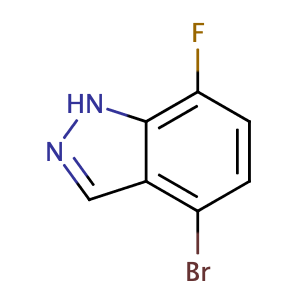 4-溴-7-氟-1H-吲唑,4-Bromo-7-fluoro-1H-indazole