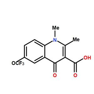 1,2-dimethyl-4-oxo-6-(trifluoromethoxy)-1,4-dihydroquinoline-3-carboxylic acid