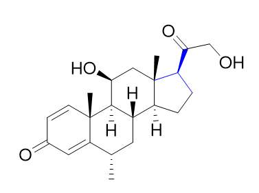 甲潑尼龍雜質(zhì)23,(6S,8S,9S,10R,11S,13S,14S,17S)-11-hydroxy-17-(2-hydroxyacetyl)- 6,10,13-trimethyl-6,7,8,9,10,11,12,13,14,15,16,17-dodecahydro-3H- cyclopenta[a]phenanthren-3-one