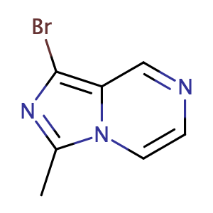 1-溴-3-甲基咪唑并[1,5-a]吡嗪,1-Bromo-3-methylimidazo[1,5-a]pyrazine