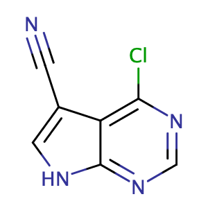 4-氯-7H-吡咯[2,3-d]嘧啶-5-甲腈,4-Chloro-7H-pyrrolo[2,3-d]pyrimidine-5-carbonitrile