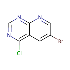 6-溴-4-氯吡啶并[2,3-D]嘧啶,6-bromo-4-chloropyrido[2,3-d]pyrimidine