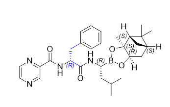 硼替佐米雜質(zhì)14,N-((R)-1-(((R)-3-methyl-1-((3aS,4S,6S,7aR)-3a,5,5-trimethylhexahydro-4,6-methanobenzo[d][1,3,2]dioxaborol-2-yl)butyl)amino)-1-oxo-3- phenylpropan-2-yl)pyrazine-2-carboxamide