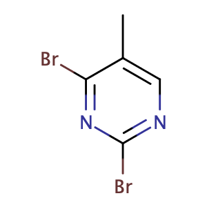 2,4-二溴-5-甲基嘧啶,Pyrimidine, 2,4-dibromo-5-methyl- (9CI)