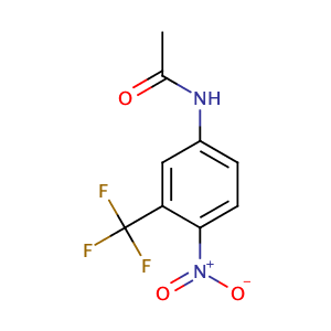 4-硝基-3-三氟甲基乙酰苯胺,N-(4-Nitro-3-(trifluoromethyl)phenyl)acetamide