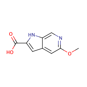 5-甲氧基-1H-吡咯[2,3-c]吡啶-2-甲酸,5-Methoxy-1H-pyrrolo[2,3-c]pyridine-2-carboxylic acid