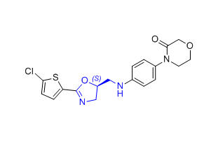 利伐沙班雜質33,(S)-4-(4-(((2-(5-chlorothiophen-2-yl)-4,5-dihydrooxazol-5-yl)methyl)amino)phenyl)morpholin-3-one