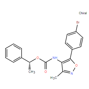 (R)-1-苯乙基(5-(4-溴苯基)-3-甲基异噁唑-4-基)氨基甲酸叔丁酯