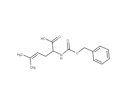 2-{[(benzyloxy)carbonyl]amino}-5-methylhex-4-enoic acid
