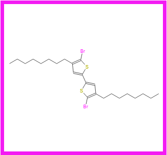 5,5'-dibromo-4,4'-bis(oktyl)-2,2'-bithiophene,5,5'-dibromo-4,4'-bis(oktyl)-2,2'-bithiophene