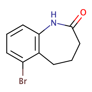 6-溴-1,3,4,5-四氢-2H-1-苯并氮杂卓-2-酮,6-bromo-4,5-dihydro-1H-benzo[b]azepin-2(3H)-one