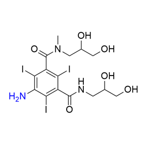 碘普罗胺杂质08,5-amino-N,N′-bis(2,3-dihydroxypropyl)-2,4,6-triiodo-N methylbenzene-1,3-dicarboxamide