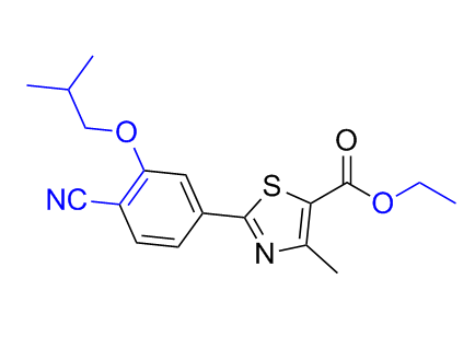 非布索坦杂质29,ethyl 2-(4-cyano-3-isobutoxyphenyl)-4-methylthiazole-5-carboxylate