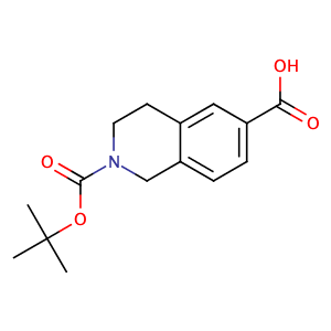 2-(叔丁氧羰基)-1,2,3,4-四氢异喹啉-6-羧酸,2-(tert-Butoxycarbonyl)-1,2,3,4-tetrahydroisoquinoline-6-carboxylic acid
