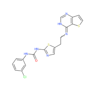 N-(3-氯苯基)-N-[5-[2-(噻吩并[3,2-D]嘧啶-4-基氨基)乙基]-2-噻唑基]脲