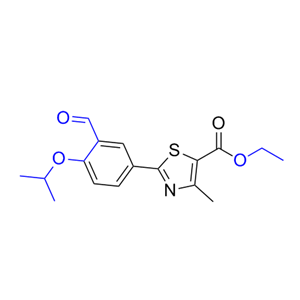 非布索坦杂质49,ethyl 2-(3-formyl-4-isopropoxyphenyl)-4-methylthiazole-5-carboxylate